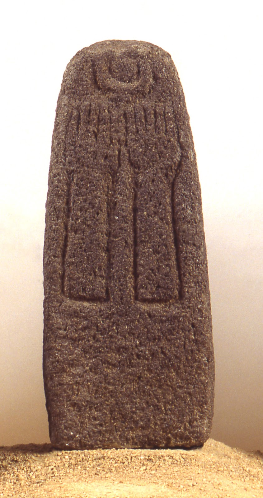 1967-678~Stone Stele Shrine of the Stelae Hazor 15th-13th c BCE